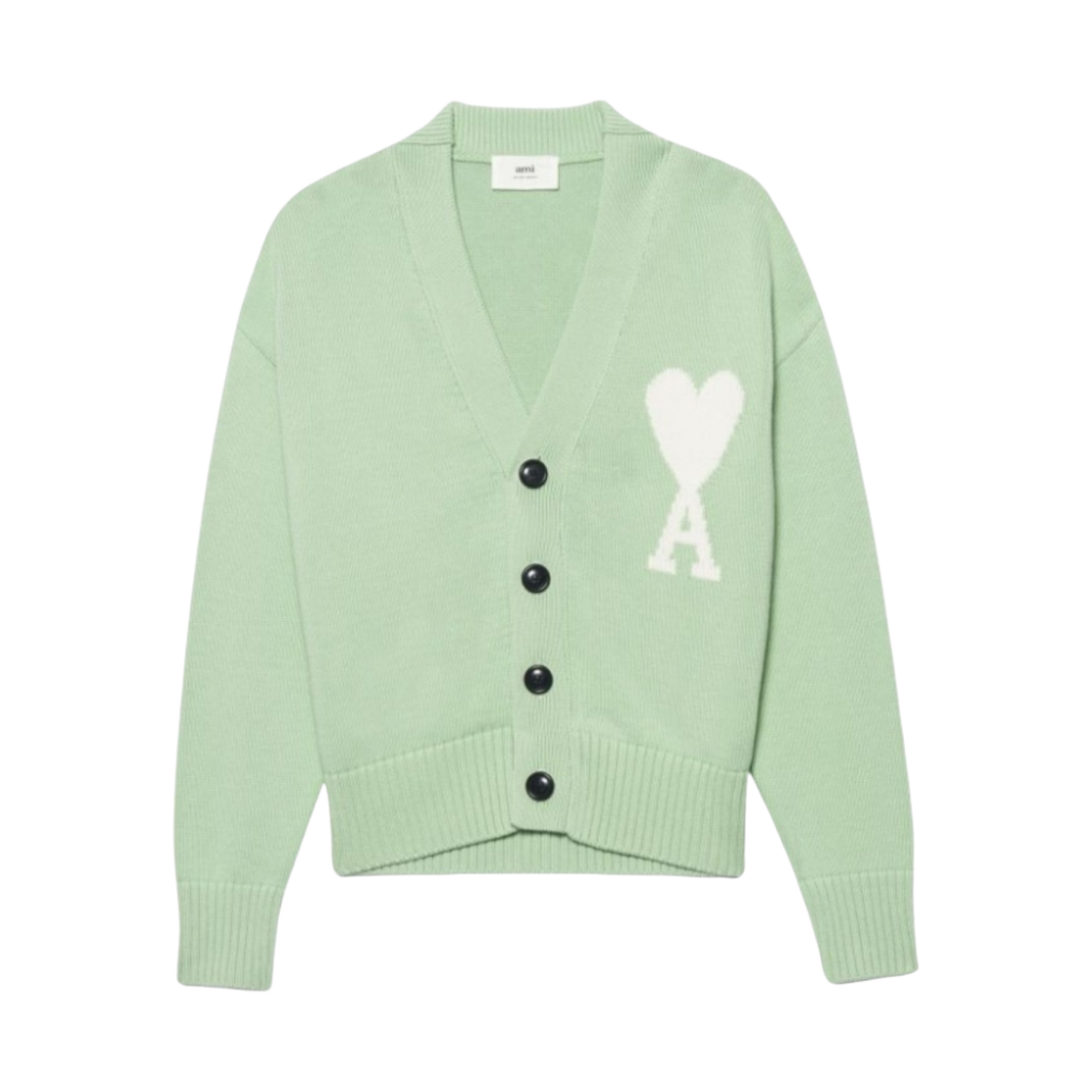 아미 빅 하트 로고 오버사이즈 가디건 아쿠아 - 22SS(AMI de Coeur Oversize Cardigan Aqua - 22SS)