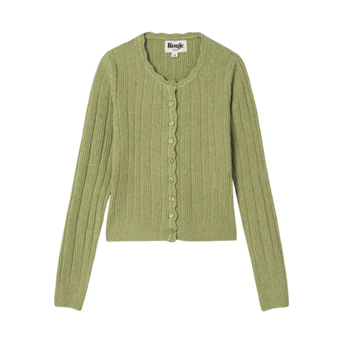 (W) 루즈 데릭 가디건 유니 피스타치오((W) Rouje Derrick Cardigan Uni Pistachio)