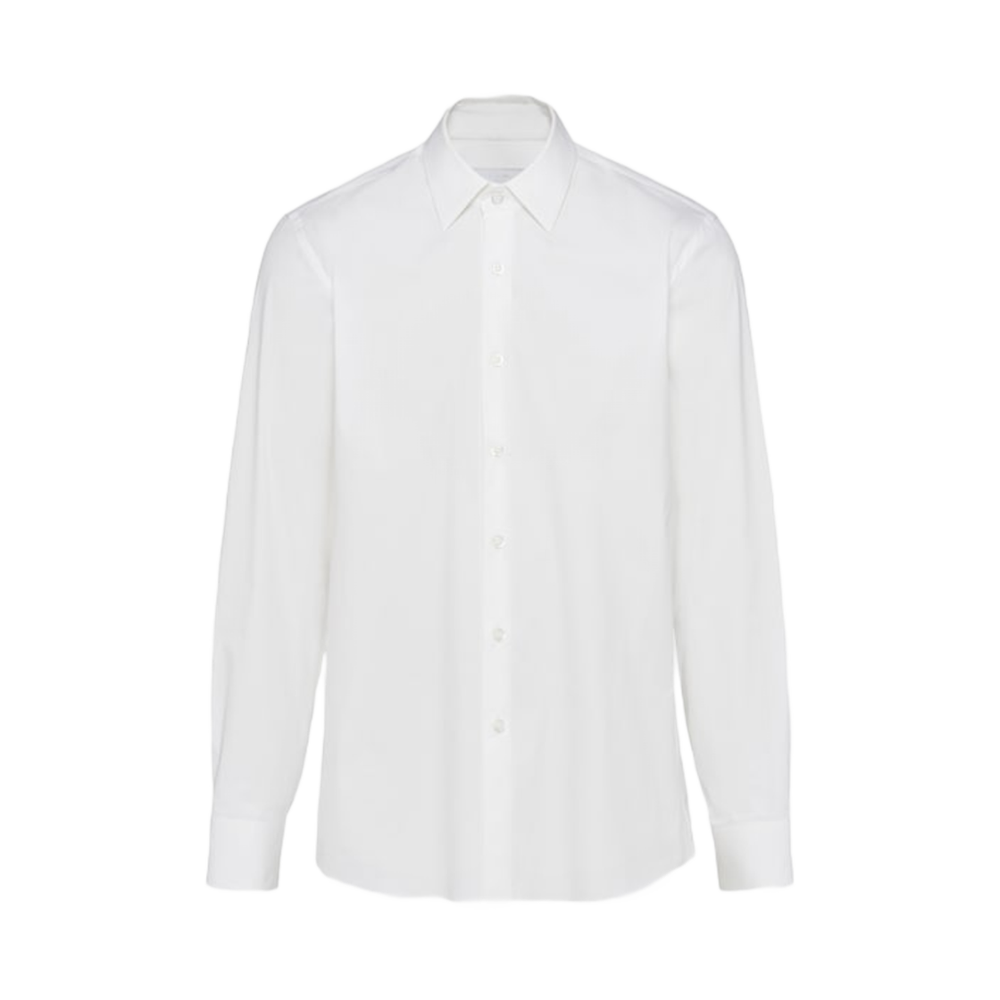 UCM608-10HT-F0009 Prada Stretch Cotton Shirt White