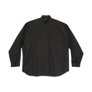 Balenciaga Oversized Shirt Black