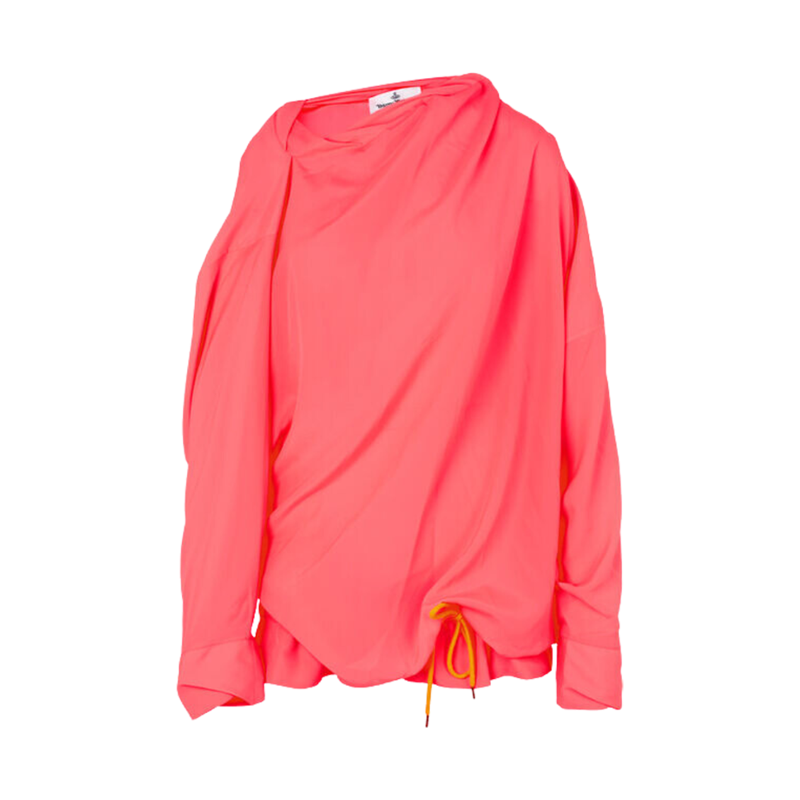 (W) 비비안 웨스트우드 오버사이즈 헤보 탑 핑크 네온((W) Vivienne Westwood Oversized Hebo Top Pink Neon) - 1