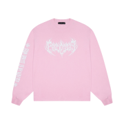 Project G/R Metalic Logo Long Sleeve T-Shirts Pink