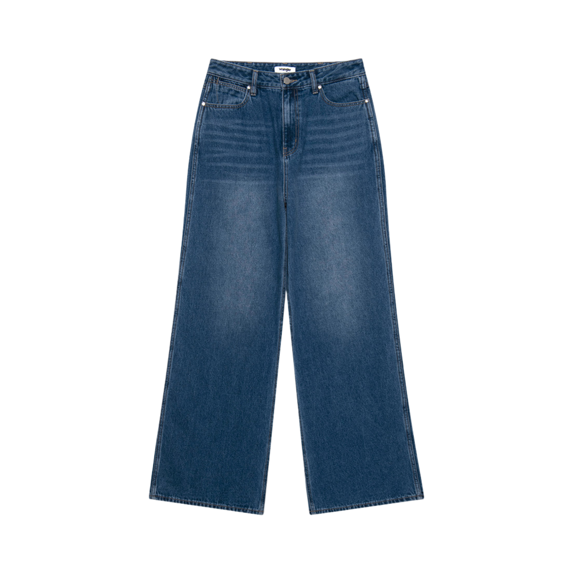 랭글러 (W) 와이드 데님 팬츠 인디고 미디움(Wrangler (W) Wide Fit Denim Pants Indigo Medium)