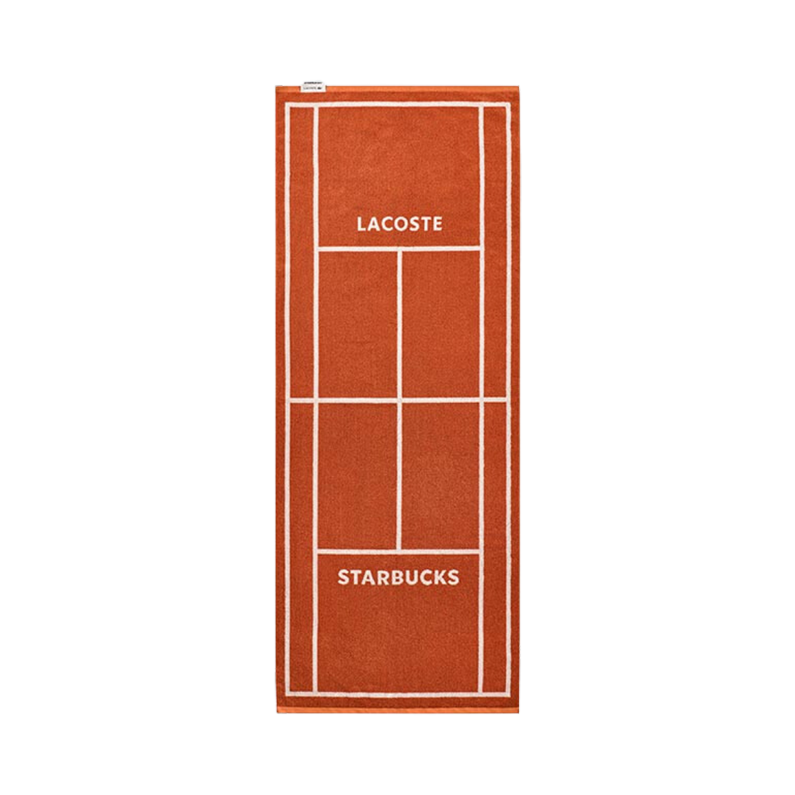 스타벅스 x 라코스테 트렌타월 테라코타(Starbucks x Lacoste Trent Towel Terracotta)