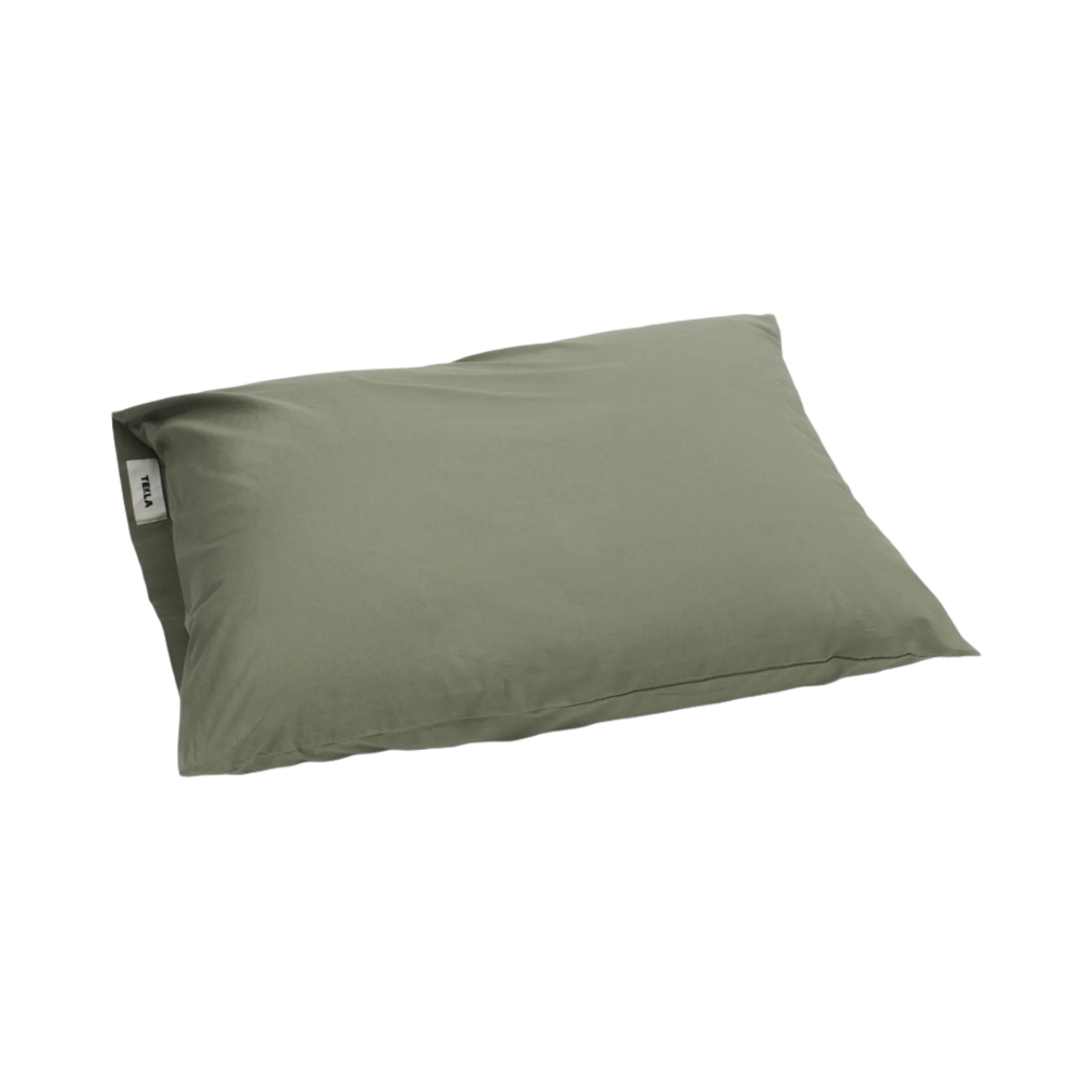 PP-OG Tekla Percale Bedding Pillow Sham Olive Green