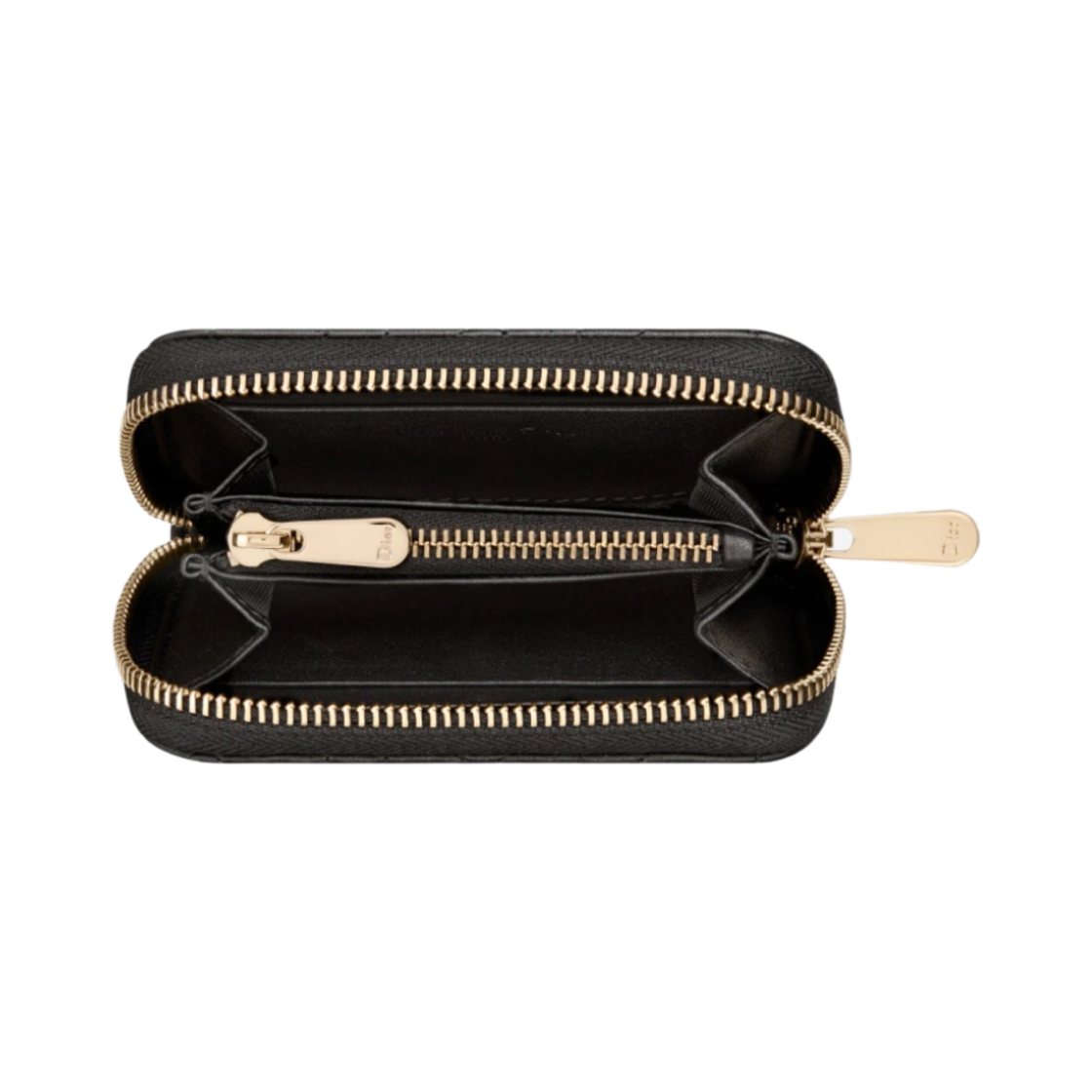 디올 스몰 레이디 보야저 코인 지갑 까나쥬 램스킨 블랙(Dior Small Lady Voyageur Coin Purse Cannage Lambskin Black) - 2