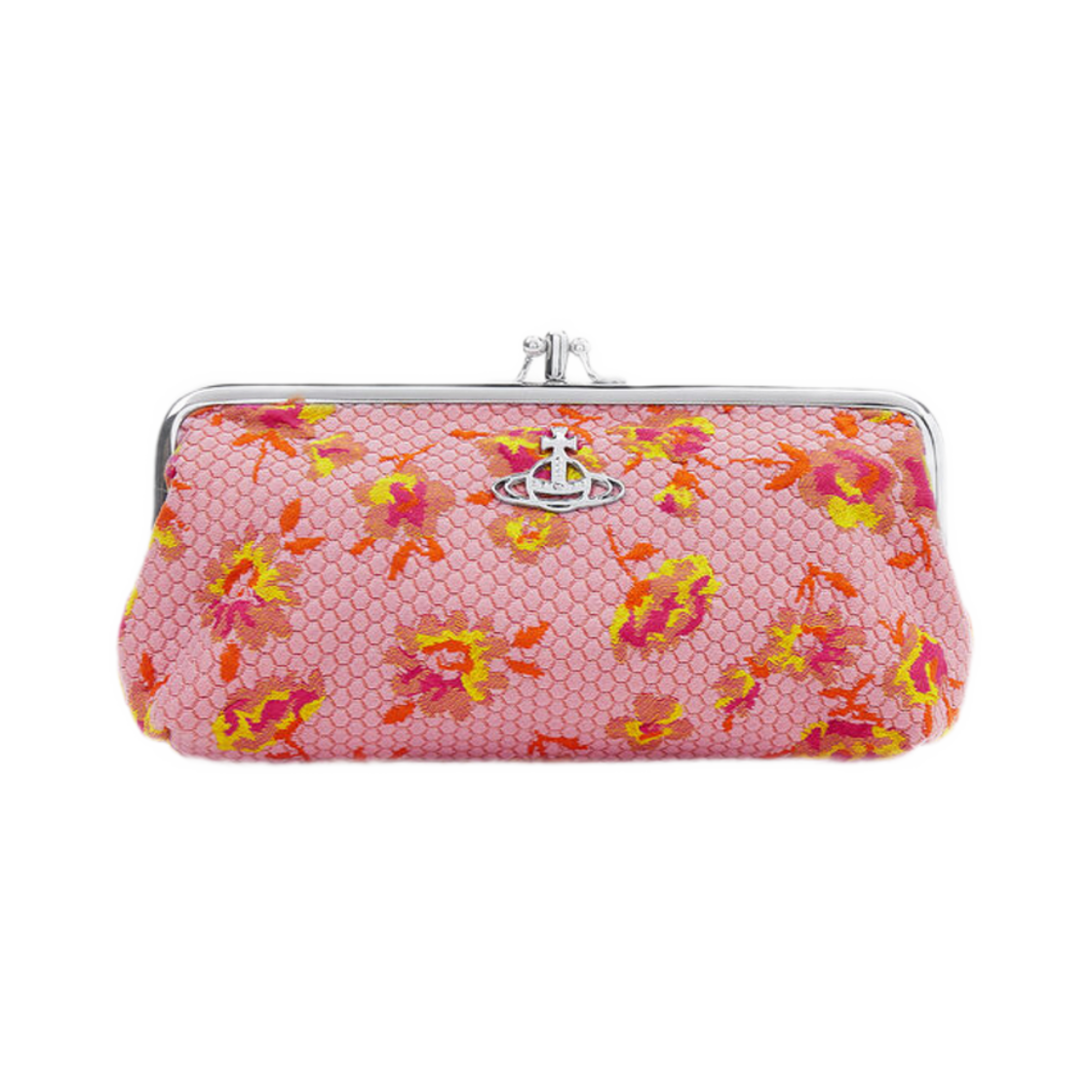 비비안 웨스트우드 리클로켓 더블 프레임 퍼스 체인 핑크(Vivienne Westwood Re-Cloquet Double Frame Purse With Chain Pink) - 1