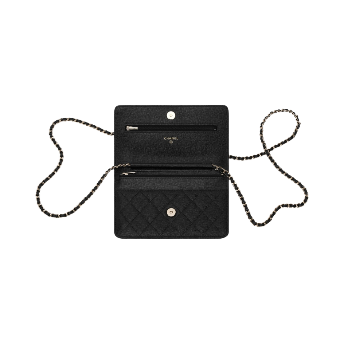 샤넬 체인 지갑 그레인드 카프스킨 & 골드 메탈 블랙(Chanel Wallet On Chain Grained Calfskin & Gold Black) - 3
