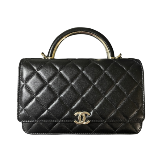 Chanel Wallet On Chain Lambskin & Gold Black