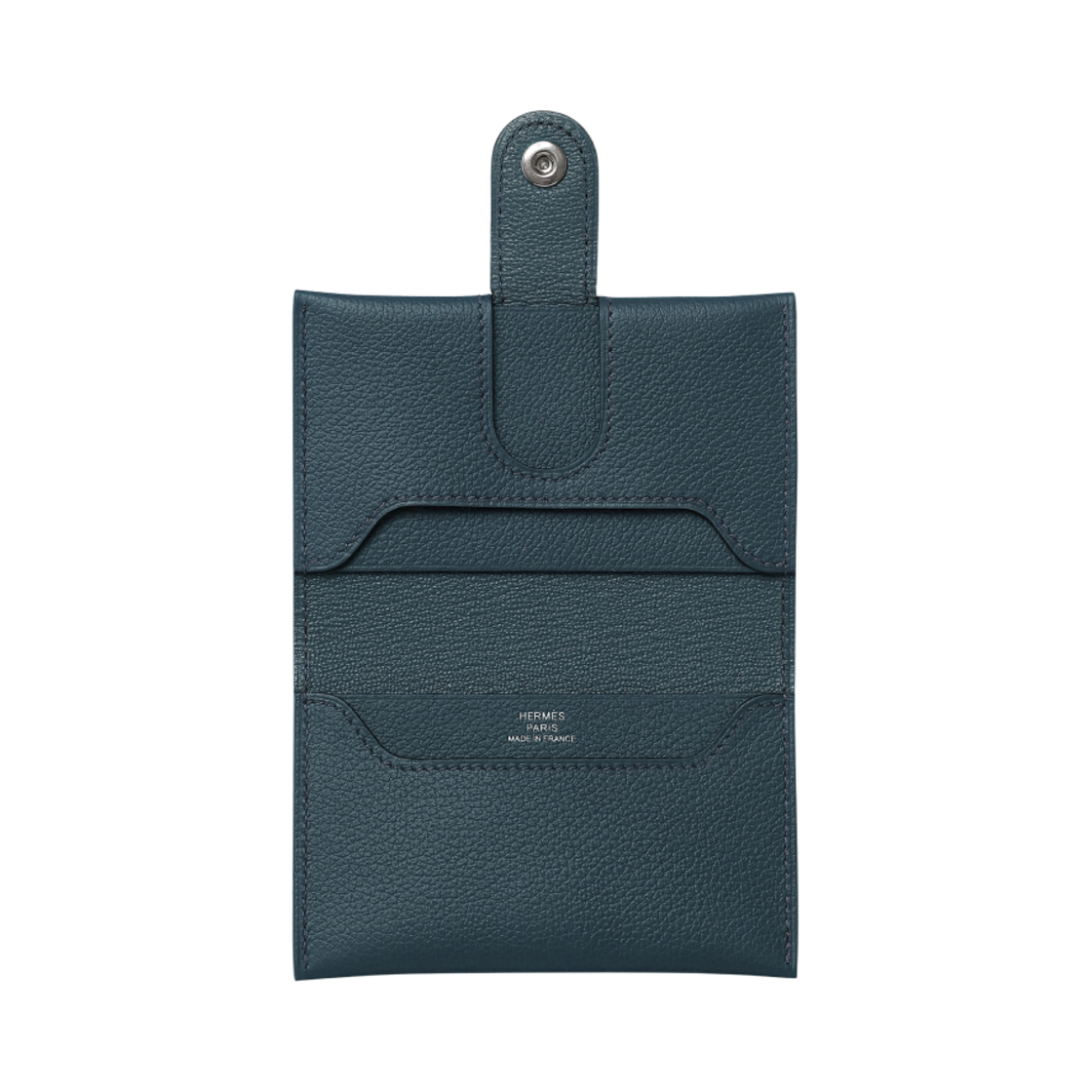 에르메스 R.M.S 카드 홀더 에버컬러 & 팔라듐 하드웨어 블루 드 프뤼스(Hermes R.M.S Card Holder Evercolor & Palladium Bleu De Prusse) - 2