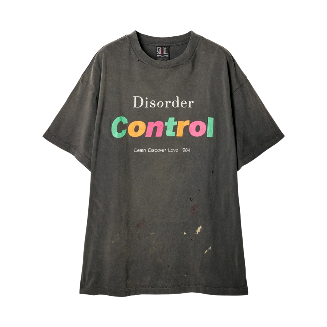 세인트 마이클 컨트롤 숏슬리브 티셔츠 블랙 - 23SS(Saint Mxxxxxx Control S/S T-Shirt Black - 23SS) - 1