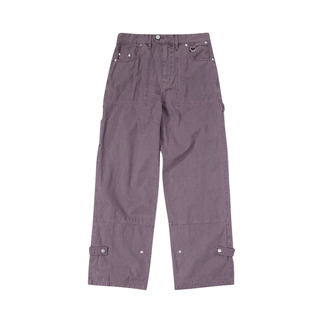 더바이닐하우스 다이드 더블 니 팬츠 퍼플