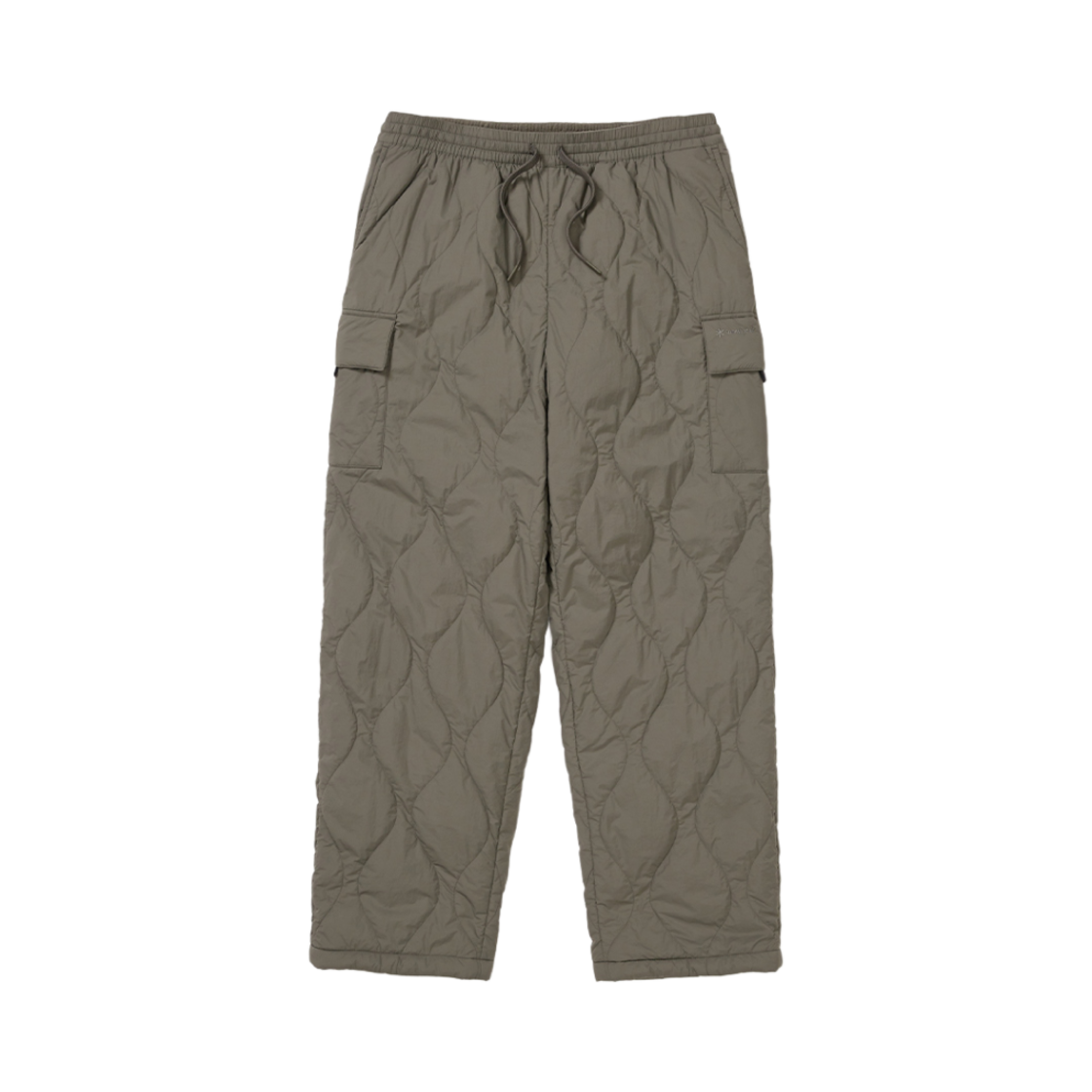 S24WUFPT02DK Snow Peak Recycled Quilted Pants Dark Khaki