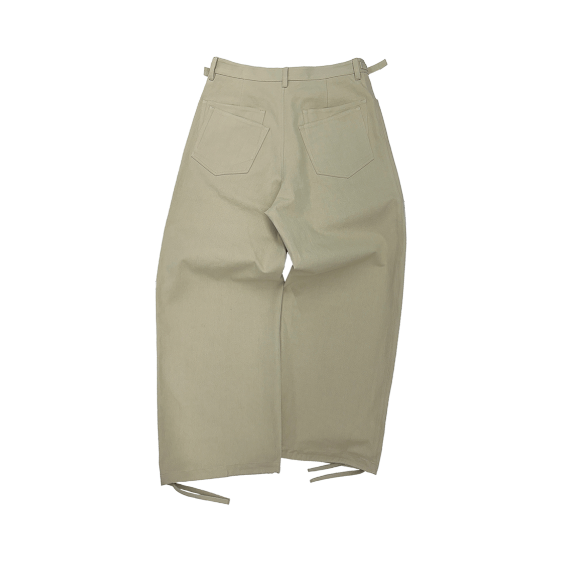 논노드 더블 포켓 트윌 팬츠 베이지(Nonnod Double pocket twill pants Beige)