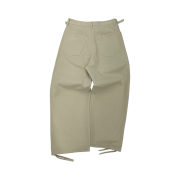 Nonnod Double pocket twill pants Beige