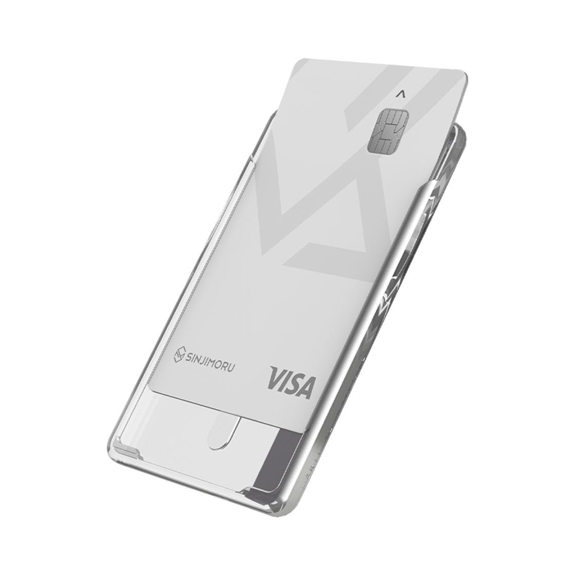 신지모루 맥세이프 슬림 슬롯 카드 홀더 아이폰 투명 카드지갑 케이스