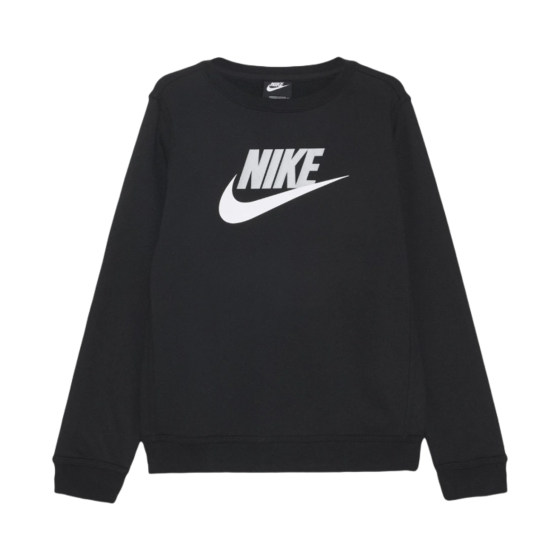CV9297-011 (Kids) Nike NSW Club Fleece Crew Black