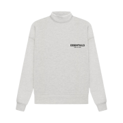 Essentials The Core Collection Mockneck Sweatshirt Light Oatmeal