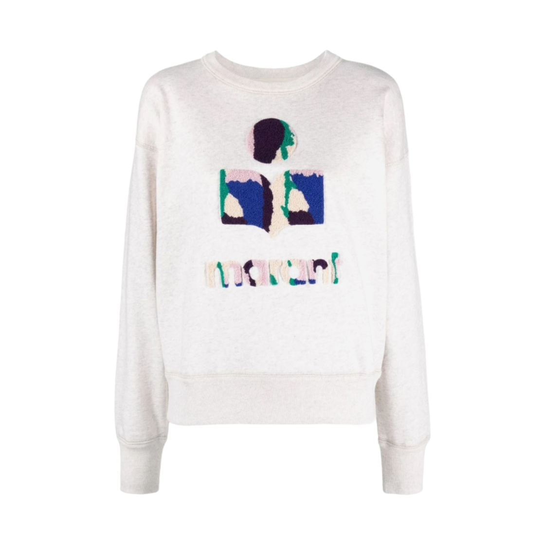 SW0011FA-A3M35E-23EC (W) Isabel Marant Mobyli Logo Sweatshirt Ecru - 23FW