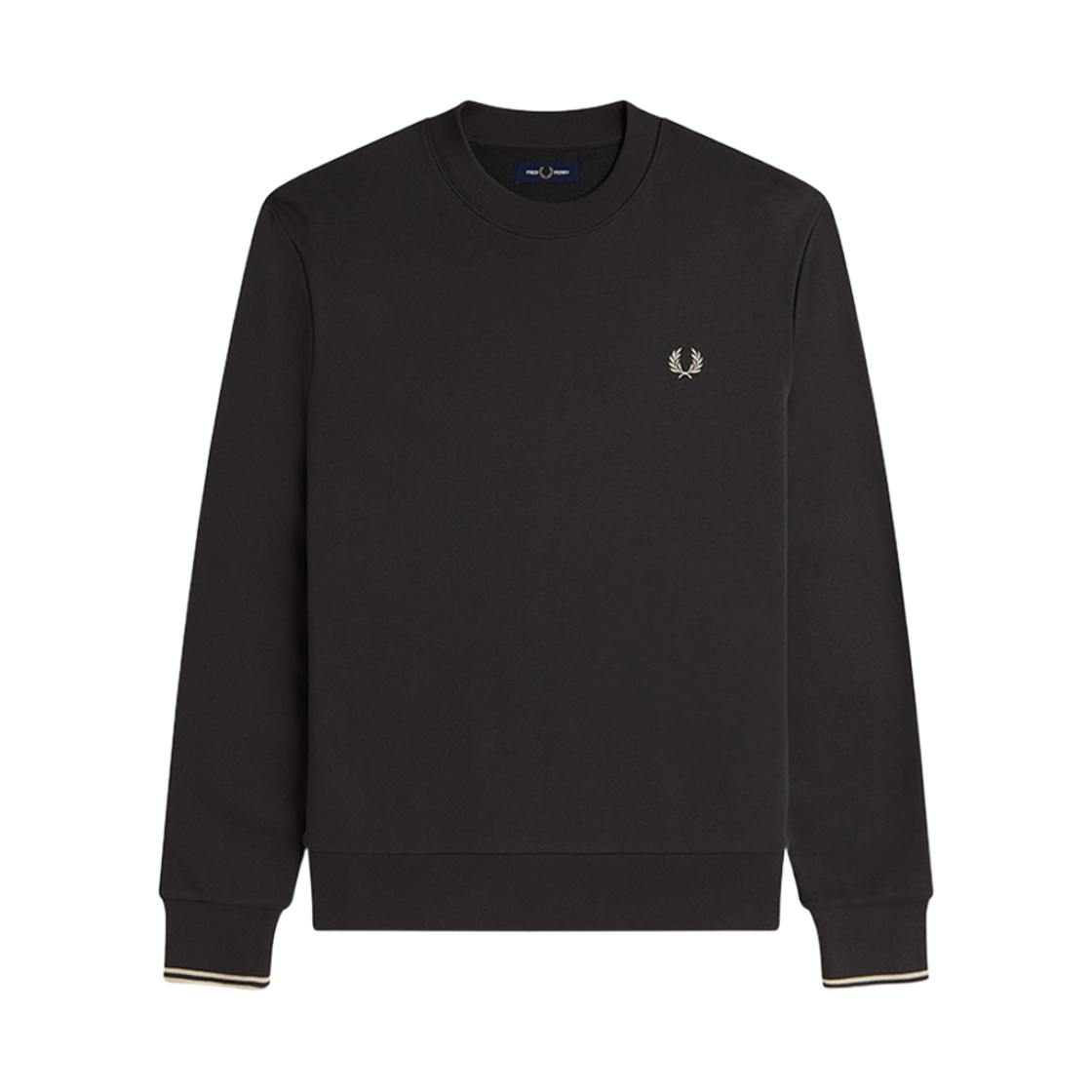 AFPM2517535-V56 Fred Perry Crew Neck Sweatshirt Anchor Grey/Oatmeal