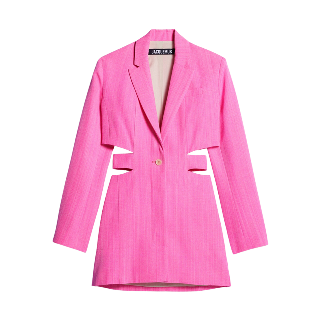 (W) 자크뮈스 라 로브 바리 블레이저 미니 드레스 핑크((W) Jacquemus La Robe Bari Blazer Mini Dress Pink) - 1