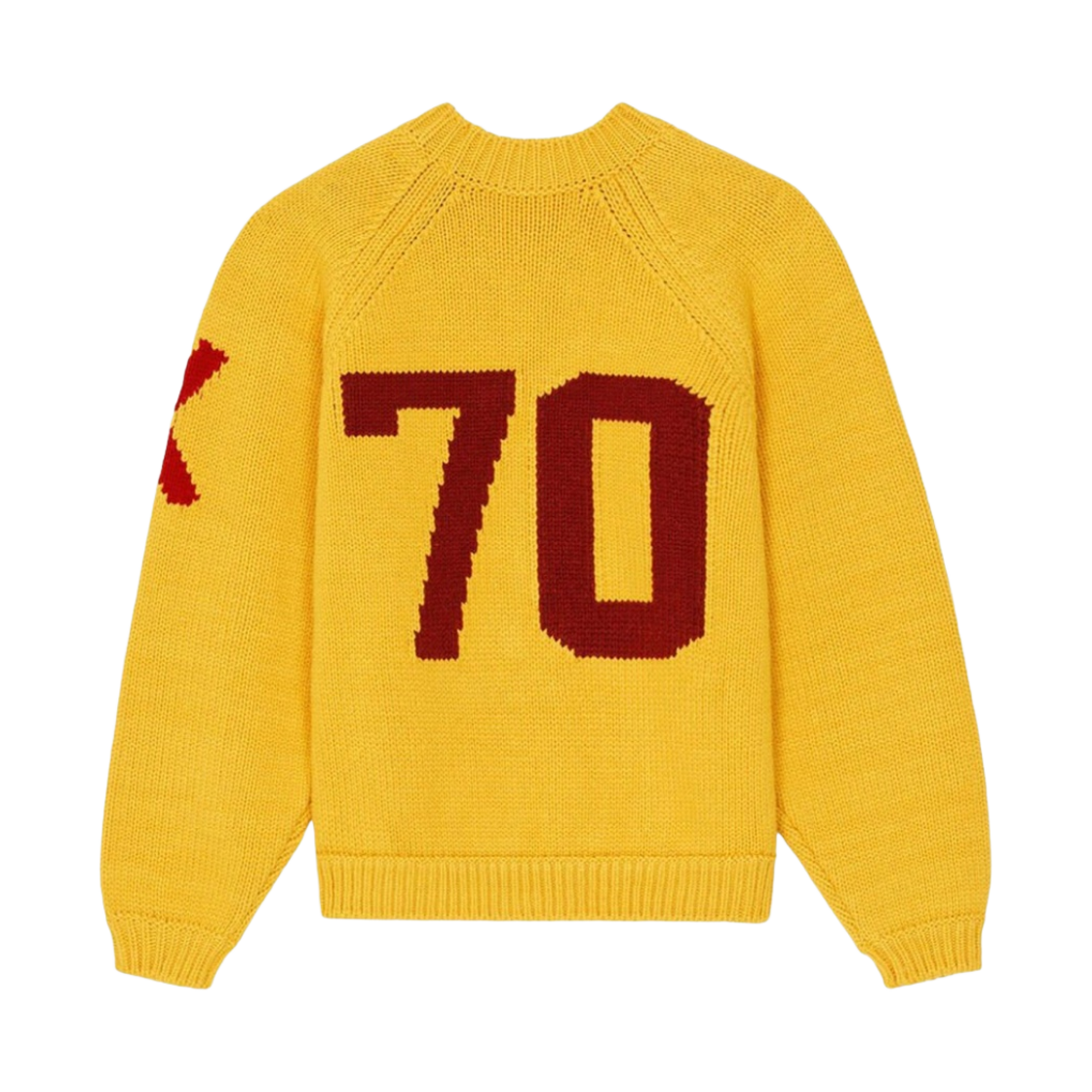 (W) 겐조 바시티 메리노 울 점퍼 골든 옐로우((W) Kenzo Varsity Merino Wool Jumper Golden Yellow) - 2