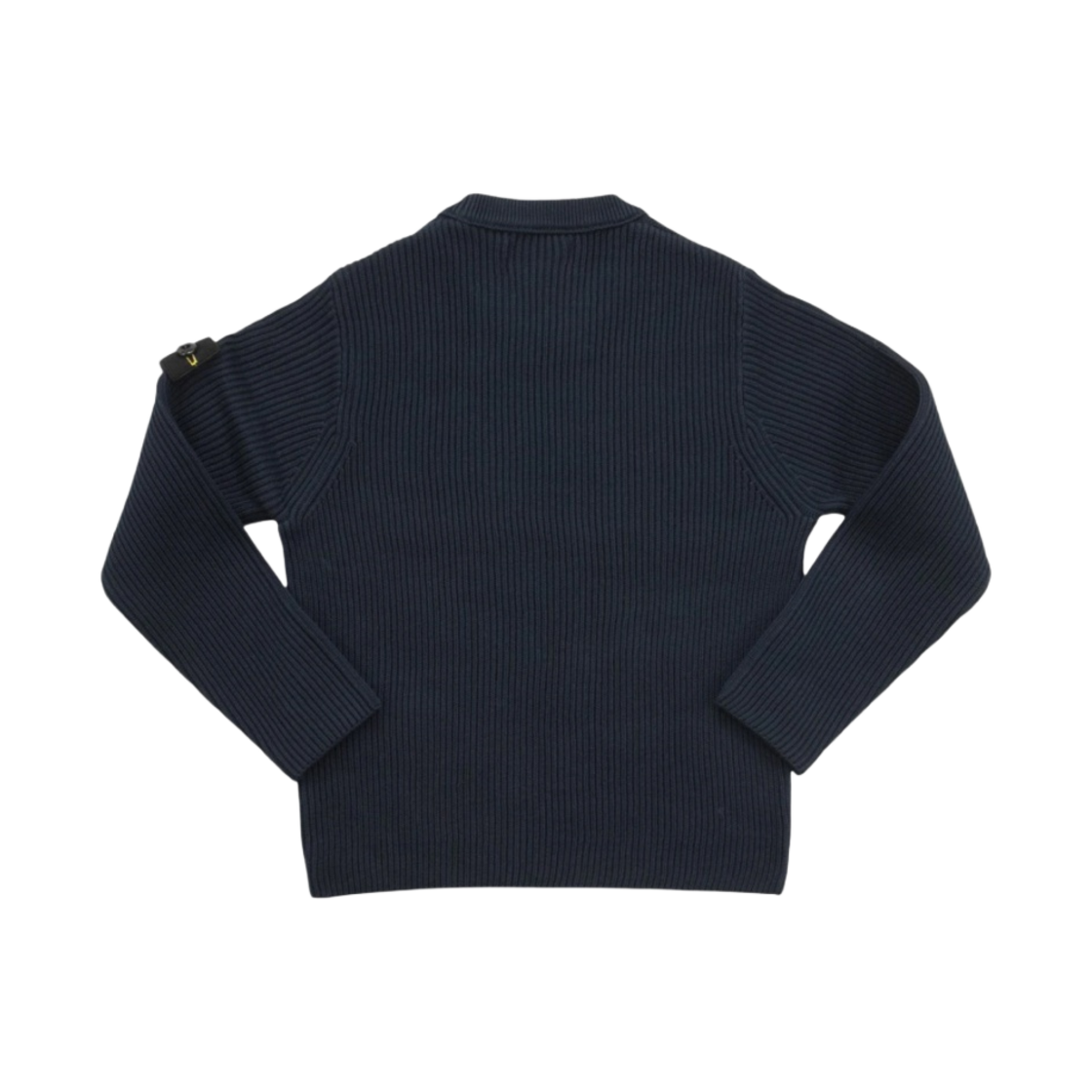 (키즈) 스톤 아일랜드 505A3 램스울 크루넥 니트 네이비 블루 - 22SS((Kids) Stone Island 505A3 Lambswool Crewneck Knit Navy Blue - 22SS) - 2