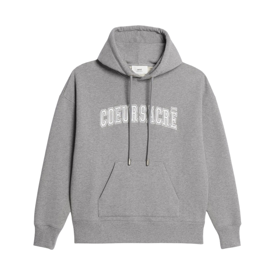USW209-747-055 AMI Coeur Sacre Hoodie Heather Grey