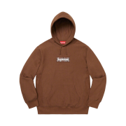 Supreme Bandana Box Logo Hooded Sweatshirt Brown - 19FW