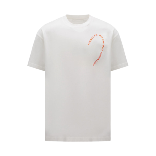 Moncler Optical Logo T-Shirt Off White - 23SS