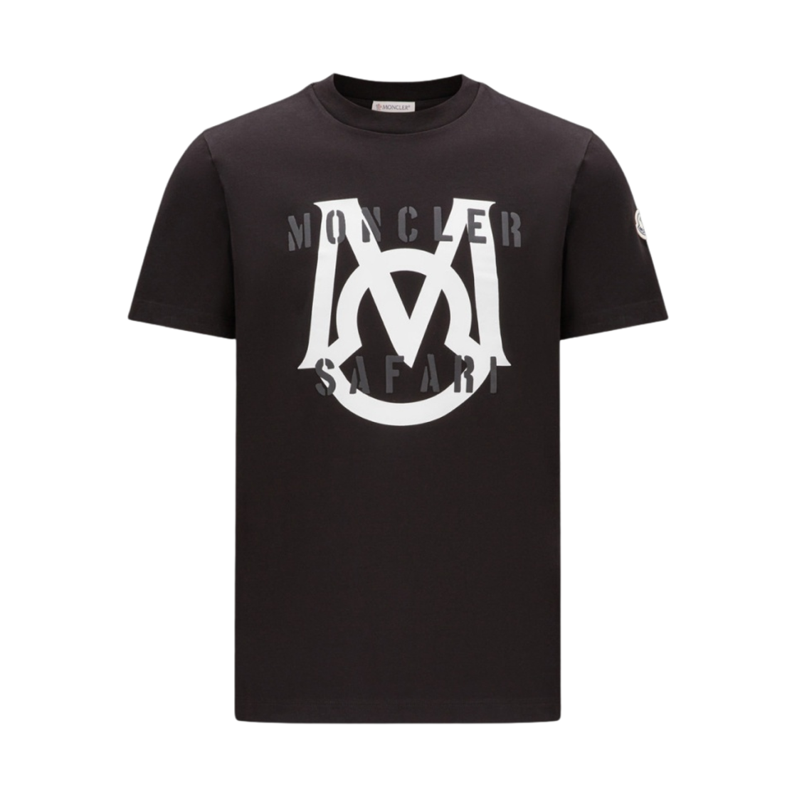 몽클레르 로고 티셔츠 블랙 - 23SS(Moncler Logo T-Shirt Black - 23SS) - 1