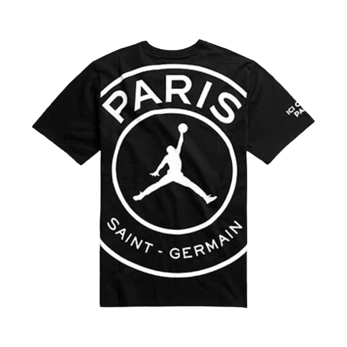 BQ4273-010 Jordan x Paris Saint-Germain Logo T-Shirt Black White - US/EU