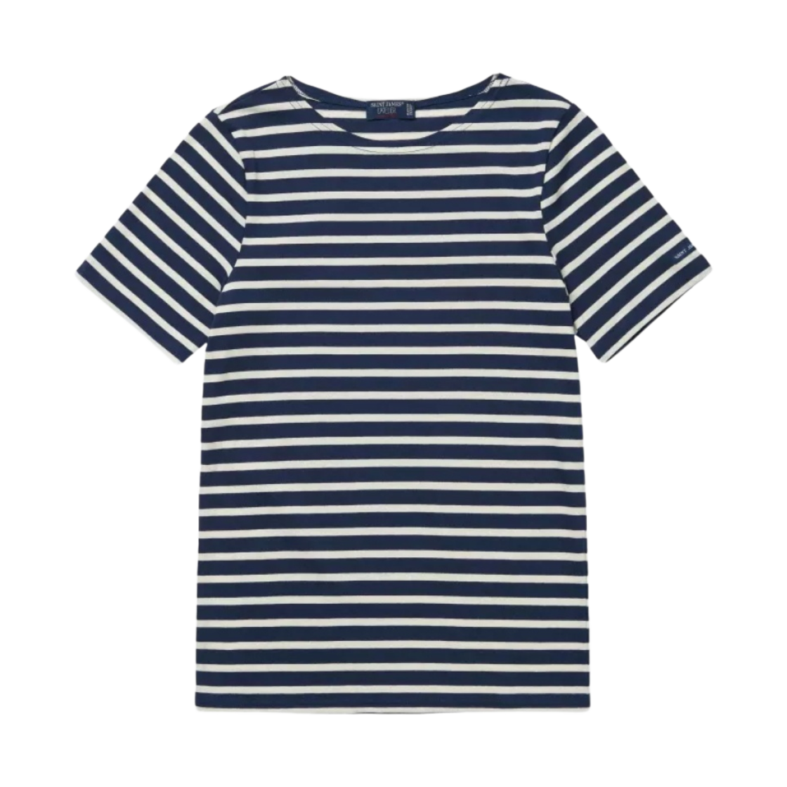 [15% 쿠폰] 세인트 제임스 르방 숏슬리브 스트라이프 세일러 티셔츠 마린 에크루([15% 쿠폰] Saint James Levant Short Sleeve Striped Sailor T-Shirt Marine Ecru)