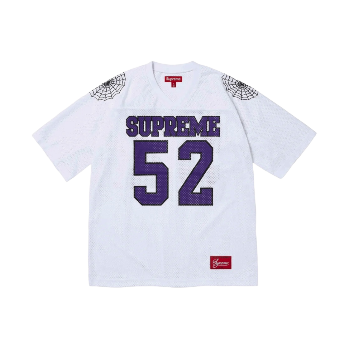 슈프림 스파이더웹 풋볼 저지 화이트 - 24SS