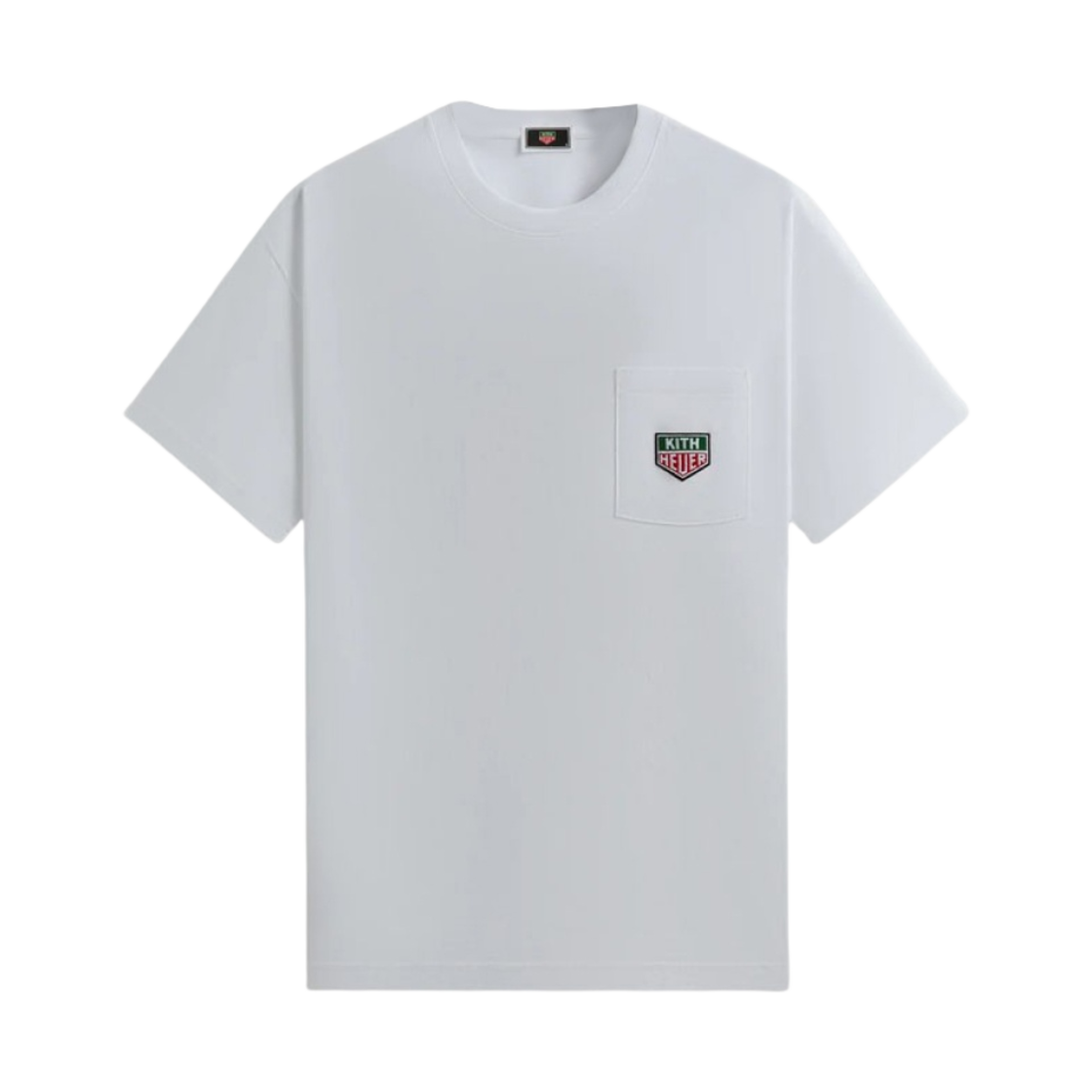 키스 x 태그 호이어 키스 뱃지 포켓 티셔츠 화이트(Kith x TAG Heuer Kith Badge Pocket T-Shirt White) - 2