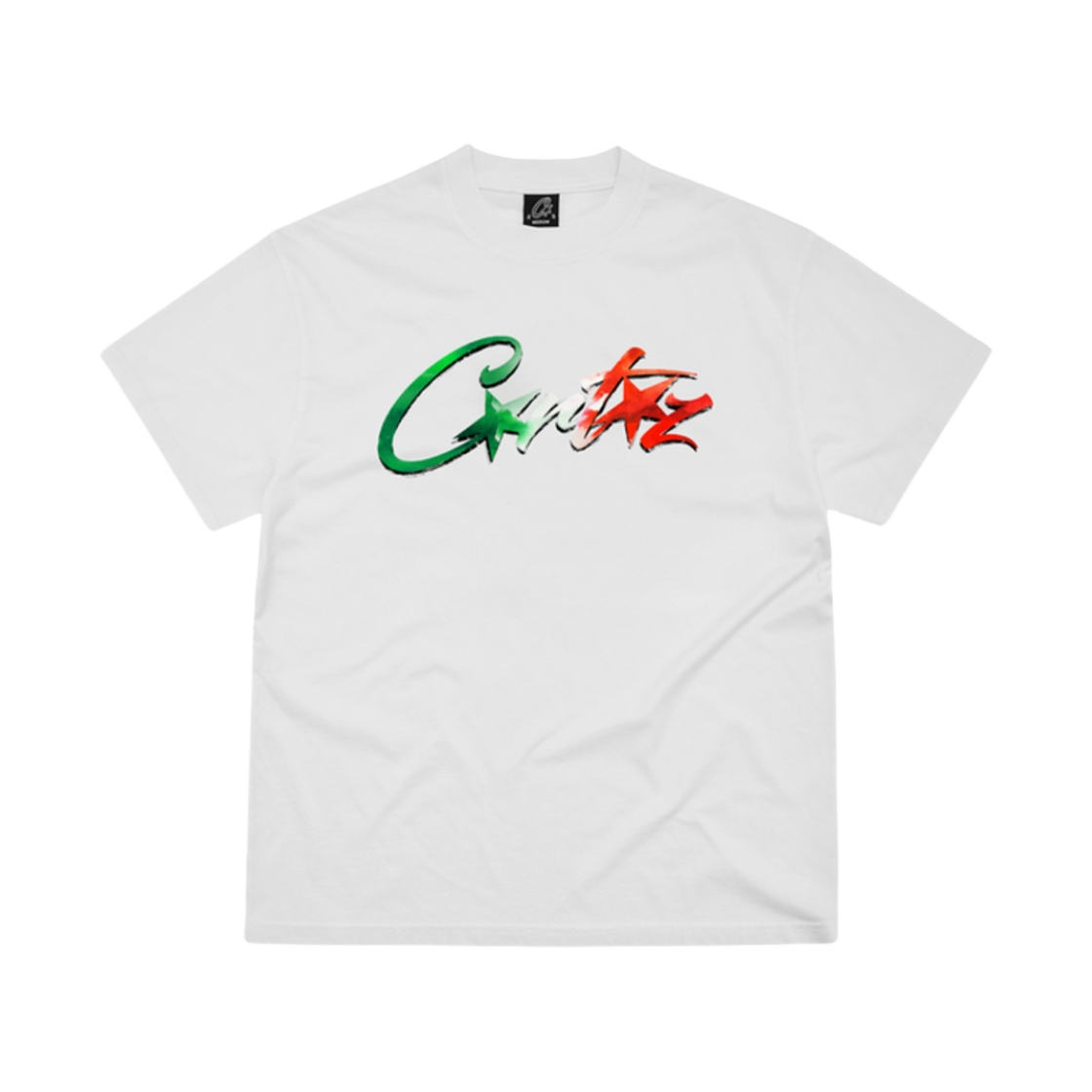 코르테이즈 올스타즈 이탈리아 티셔츠 뉴 블랭크 화이트(Corteiz Allstarz Italia T-Shirt New Blank White)