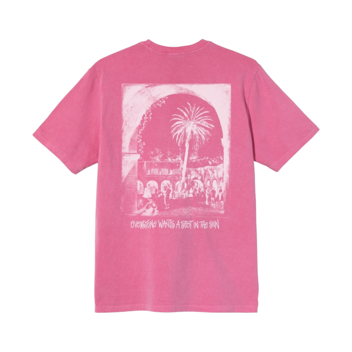 스투시 스팟 인 더 썬 피그먼트 다이드 티셔츠 핑크(Stussy Spot in The Sun Pig. Dyed T-Shirt Pink) - 1