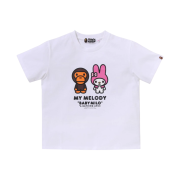 (W) BAPE Baby Milo x My Melody Mini T-Shirt White