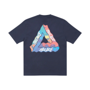 Palace Tri-Visions T-Shirt Navy - 22SS