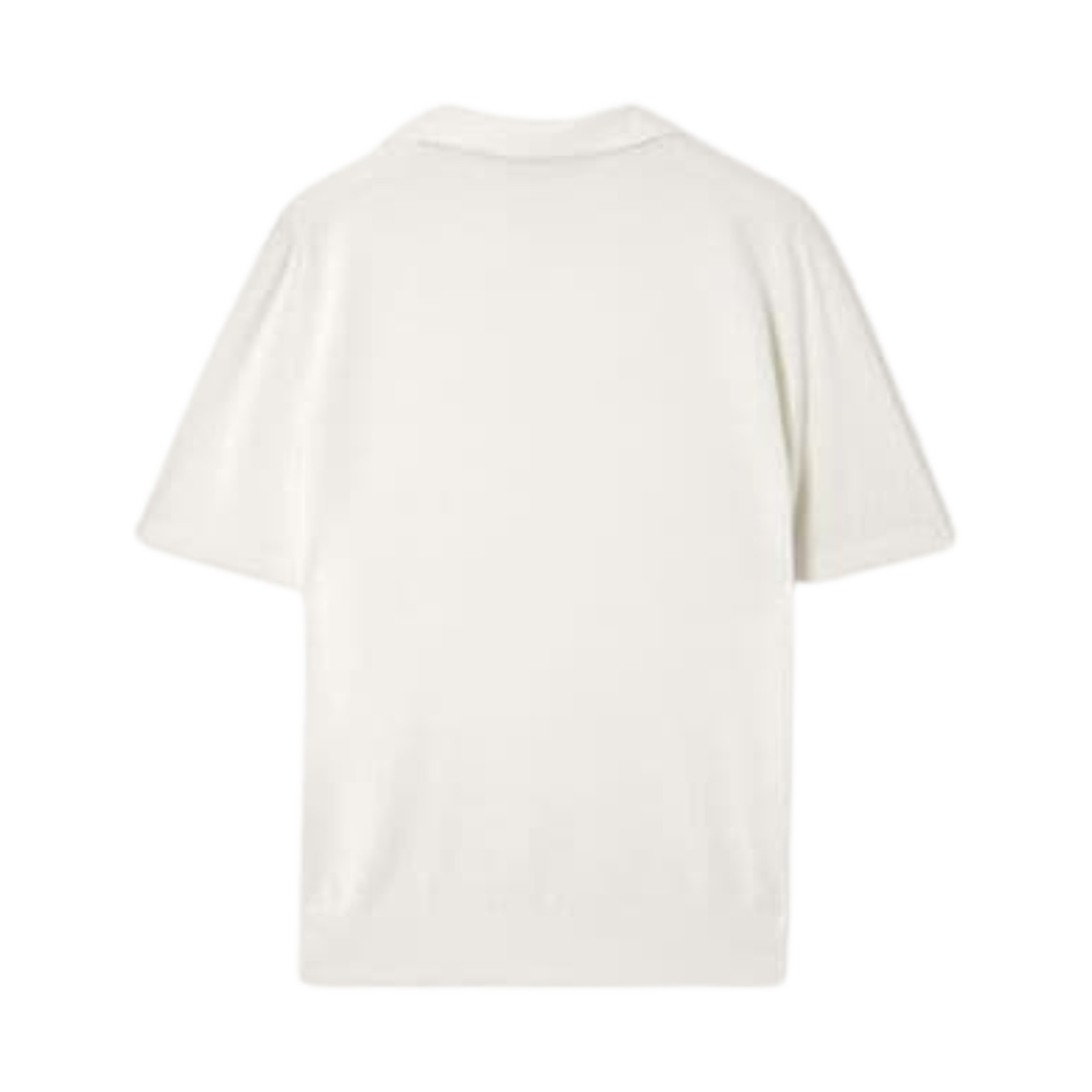 로로 피아나 버튼리스 폴로 셔츠 화이트(Loro Piana Buttonless Polo Shirt White) - 2