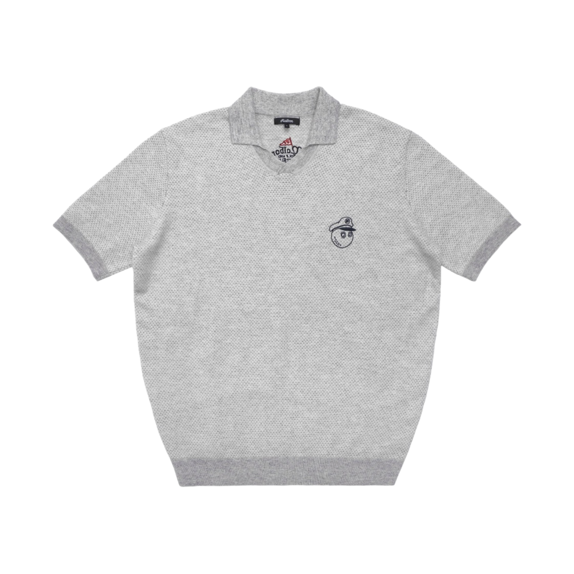 말본 골프 요트 클럽 스웨터 폴로 아이보리(Malbon Golf Yacht Club Sweater Polo Ivory) - 1