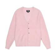 Stussy Shaggy Cardigan Light Pink