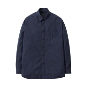 Pottery Garment Dyed Comfort Shirt Dark Blue - The 574 Premium Edition