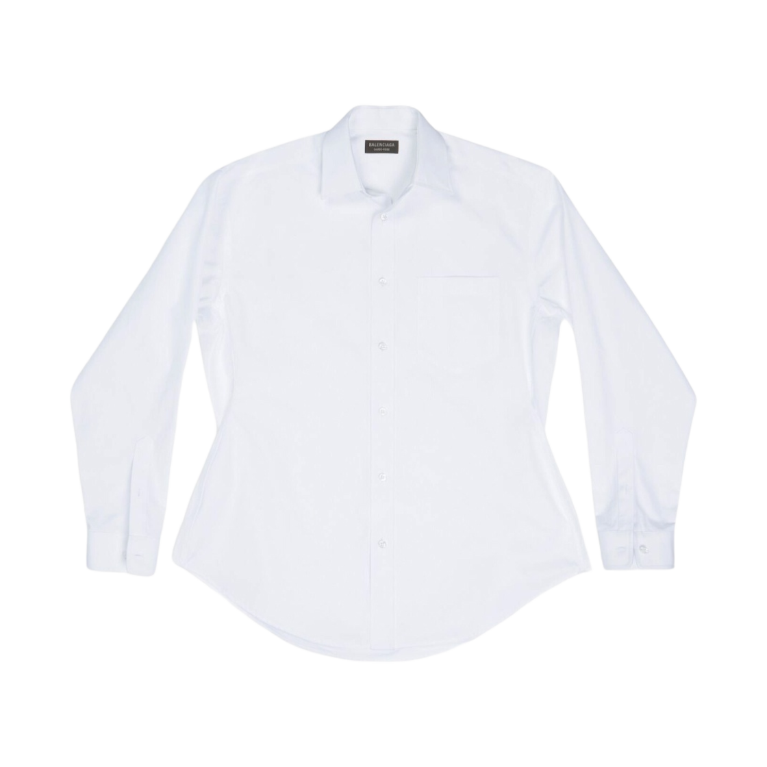 (W) 발렌시아가 아워글래스 셔츠 화이트((W) Balenciaga Hourglass Shirt White) - 1