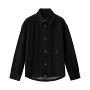 Wooyoungmi Pocket Detail Denim Shirt Black - 24FW