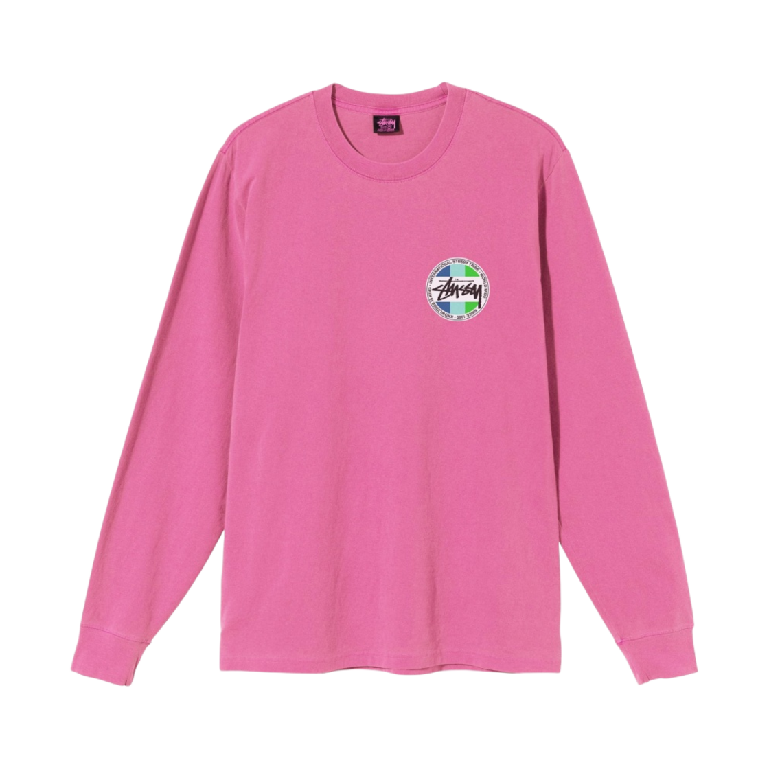스투시 클래식 닷 다이드 롱슬리브 티셔츠 핑크(Stussy Classic Dot Dyed LS T-Shirt Pink) - 2