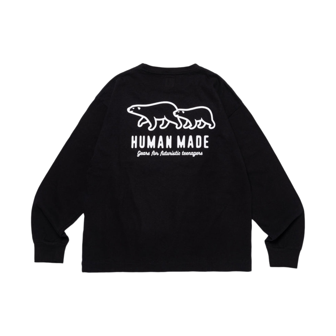 HM26CS012 Human Made Wool Blended L/S T-Shirt Black