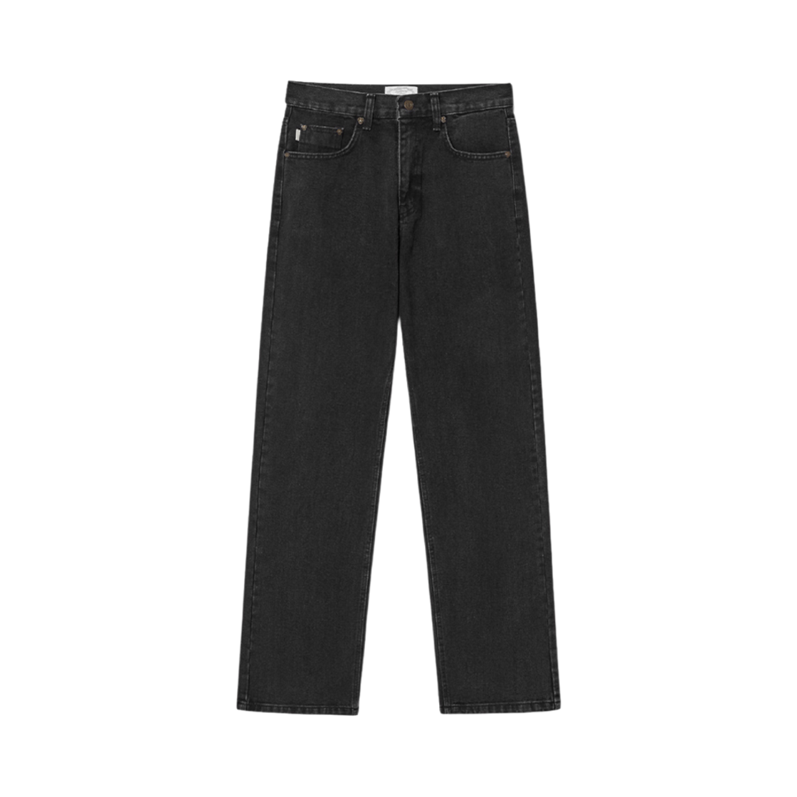 (W) 글로니 93 미드 라이즈 루즈 핏 진 블랙((W) Glowny 93 Mid-Rise Loose Fit Jeans Black) - 1