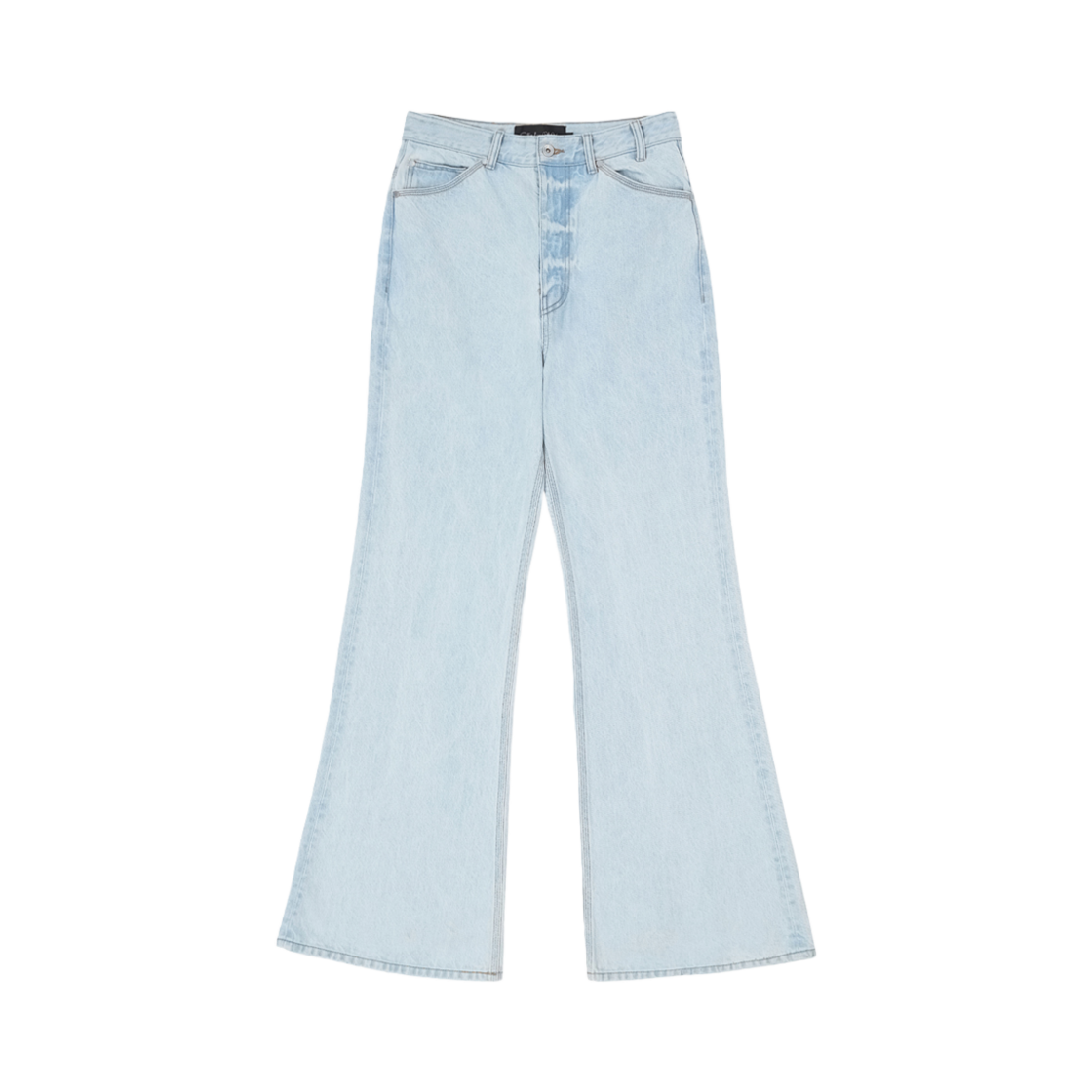 에스티유 24 스프링 플레어 데님 팬츠 라이트블루