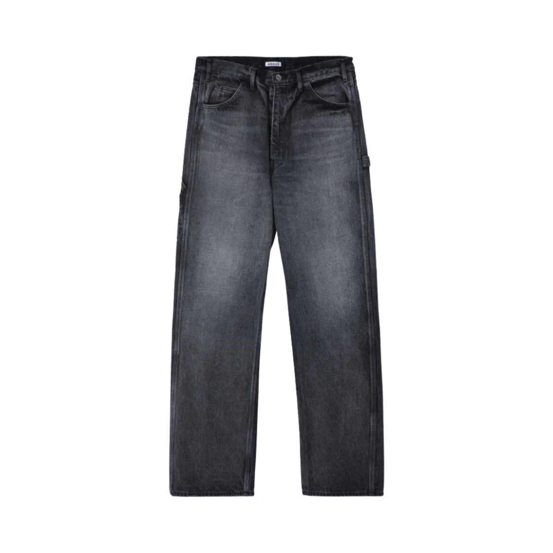 오라리 셀비지 페이디드 헤비 데님 페인터 팬츠 페이디드 블랙 - 24AW(Auralee Selvedge Faded Heavy Denim Painter Pants Faded Black - 24AW)